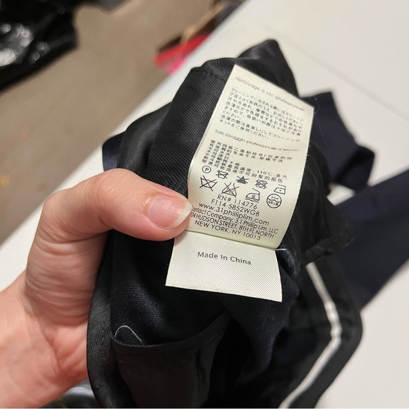 3.1 Phillip Lim Wool Trousers Pants Navy Blue Size 8 G2 - Picture 6 of 9